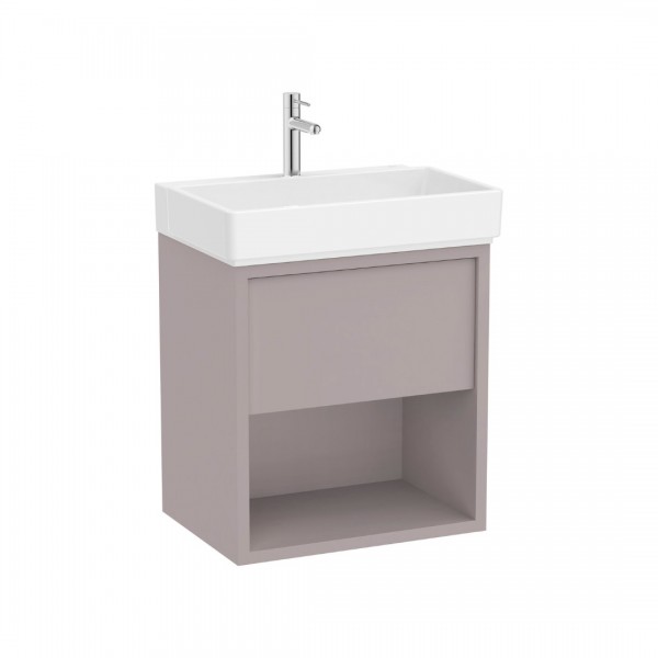 Roca Tura Unik zestaw łazienkowy 60 cm umywalka z szafką szlachetny szary A852025559