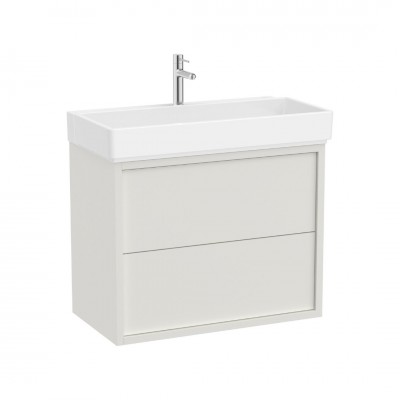 Roca Tura Unik zestaw łazienkowy 80 cm umywalka z szafką biały mat A852033558