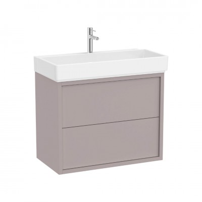 Roca Tura Unik zestaw łazienkowy 80 cm umywalka z szafką szlachetny szary A852033559