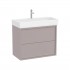 Roca Tura Unik zestaw łazienkowy 80 cm umywalka z szafką szlachetny szary A852033559