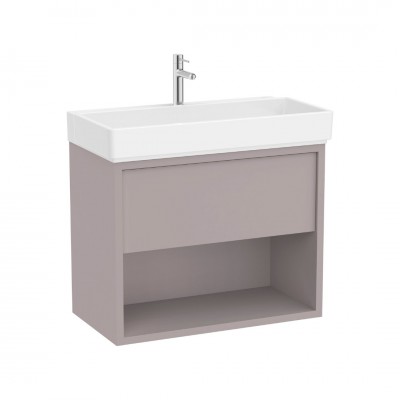 Roca Tura Unik zestaw łazienkowy 80 cm umywalka z szafką szlachetny szary A852030559