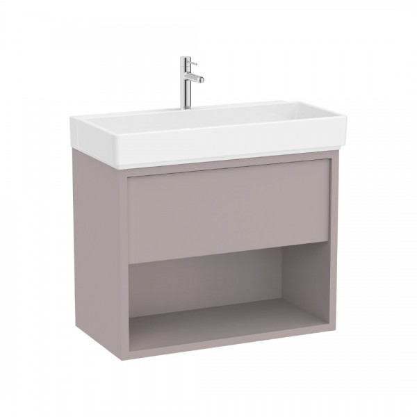 Roca Tura Unik zestaw łazienkowy 80 cm umywalka z szafką szlachetny szary A852030559