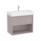 Roca Tura Unik zestaw łazienkowy 80 cm umywalka z szafką szlachetny szary A852030559