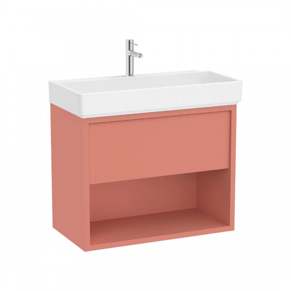 Roca Tura Unik zestaw łazienkowy 80 cm umywalka z szafką terakota A852030560