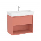 Roca Tura Unik zestaw łazienkowy 80 cm umywalka z szafką terakota A852030560
