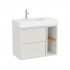 Roca Tura Unik zestaw łazienkowy 80 cm umywalka z szafką lewa biały mat A852028558