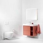 Roca Tura Unik zestaw łazienkowy 80 cm umywalka z szafką lewa terakota A852028560