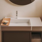 Roca Tura Unik zestaw łazienkowy 80 cm umywalka z szafką lewa szlachetny szary A852028559