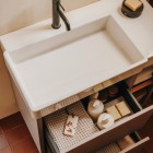 Roca Tura Unik zestaw łazienkowy 80 cm umywalka z szafką lewa szlachetny szary A852028559