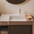 Roca Tura Unik zestaw łazienkowy 80 cm umywalka z szafką prawa szlachetny szary A852027559