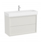 Roca Tura Unik zestaw łazienkowy 100 cm umywalka z szafką biały mat A852035558