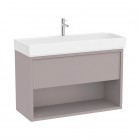 Roca Tura Unik zestaw łazienkowy 100 cm umywalka z szafką szlachetny szary A852037559