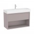 Roca Tura Unik zestaw łazienkowy 100 cm umywalka z szafką szlachetny szary A852037559