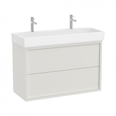 Roca Tura Unik zestaw łazienkowy 100 cm umywalka z szafką biały mat A852036558