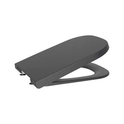 Roca Gap Square deska WC wolnoopadająca Supralit® czarny mat A80147208B Roca Gap Square deska WC wolnoopadająca Supralit® czarny mat A80147208B