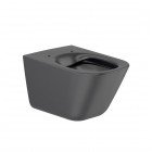 Roca Gap Square miska WC wisząca Rimless czarny mat A34647L080