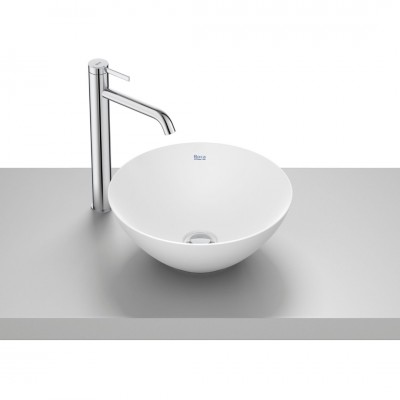 Roca Bol umywalka nablatowa okrągła 35 cm biały mat A32787L620
