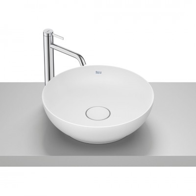 Roca Bol umywalka nablatowa okrągła 42,5 cm biały mat A32787M620
