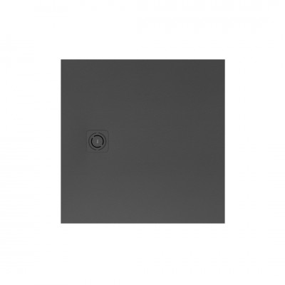 Roca Magma brodzik kwadratowy kompozytowy 90x90 cm onyks APE0138438403640