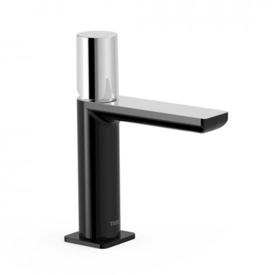 Tres Loft Tres bateria umywalkowa stojąca czarny/chrom 20010302NE