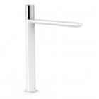 Tres Loft Tres bateria umywalkowa stojąca wysoka biały/chrom 20020306BL