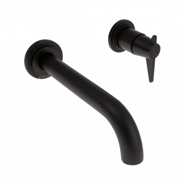 Deante Temisto bateria umywalkowa podtynkowa czarny mat BQT_N54L