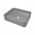 Deante Temisto umywalka nablatowa 50x40 cm szary metalik CQT_SU5S