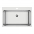 Deante Olfato zlewozmywak stalowy 76x50,5 cm stal szczotkowana ZPO_010C