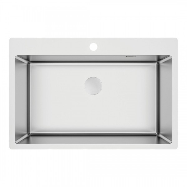 Deante Olfato zlewozmywak stalowy 76x50,5 cm stal szczotkowana ZPO_010C