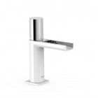 Tres Loft Tres bateria umywalkowa stojąca biały/chrom 20011002BL