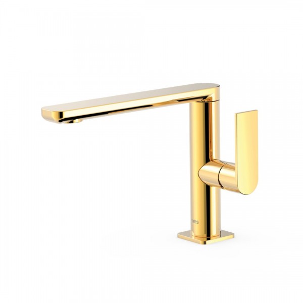 Tres Loft Tres bateria umywalkowa stojąca złoty mat 20020501OM