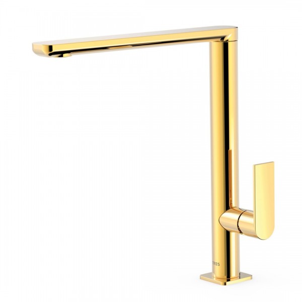 Tres Loft Tres bateria umywalkowa złota 20020503OR