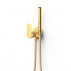 Tres Loft Tres bateria bidetowa podtynkowa złoty połysk 20522301OR