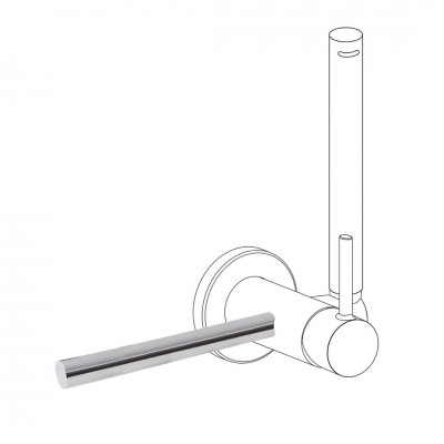 Tres wieszak na ręcznik do baterii bidetowej 03412401