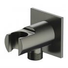 Omnires przyłącze kątowe z uchwytem antracyt 8873C/KAT