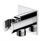 Omnires przyłącze kątowe z uchwytem chrom 8873C/KCR