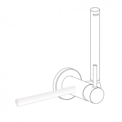 Tres wieszak na ręcznik do baterii bidetowej 03412401BM