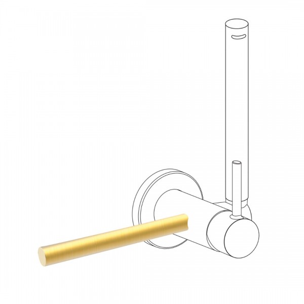 Tres wieszak na ręcznik do baterii bidetowej złoty mat 03412401OM