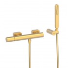 Tres Loft Tres bateria prysznicowa ścienna złoty mat 20016701OM