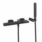 Tres Loft Tres bateria wannowa ścienna czarny mat 20017001NM