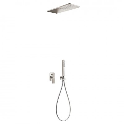 Tres Loft Tres zestaw prysznicowy podtynkowy stal 20018005AC