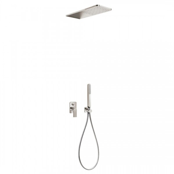 Tres Loft Tres zestaw prysznicowy podtynkowy stal 20018005AC