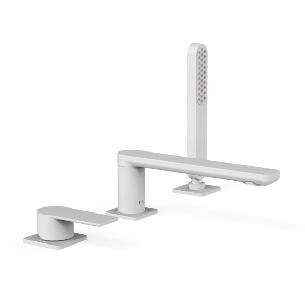 Tres Loft Tres bateria wannowa 3-otworowa biały mat 20016203BM