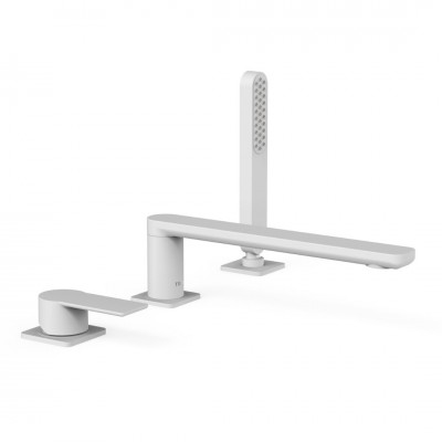 Tres Loft Tres bateria wannowa 3-otworowa biały mat 20016201BM