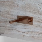 Omnires Contour bateria umywalkowa podtynkowa wylewka 18,5 cm miedź szczotkowana CT8015CPB