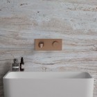 Omnires Contour bateria umywalkowa podtynkowa wylewka 18,5 cm miedź szczotkowana CT8015CPB