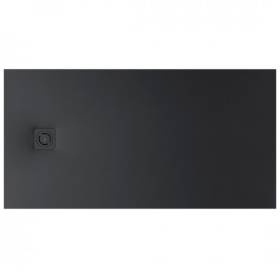 Roca Magma brodzik prostokątny kompozytowy 80x140 cm czarny APE0157832003400