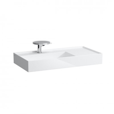 Laufen Kartell umywalka ścienna 90x46 cm lewa biała H8103380001111