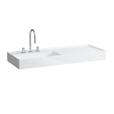 Laufen Kartell umywalka ścienna 120x46 cm lewa biała H8133320001581