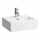 Laufen Living Square umywalka ścienna 45x38 cm prostokątna biała H8154320001041